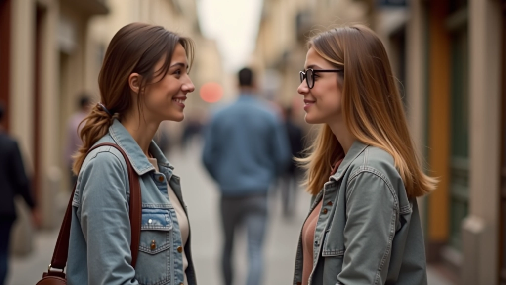 Deux personnes en conversation amicale pendant une négociation de prix d'un article d'occasion