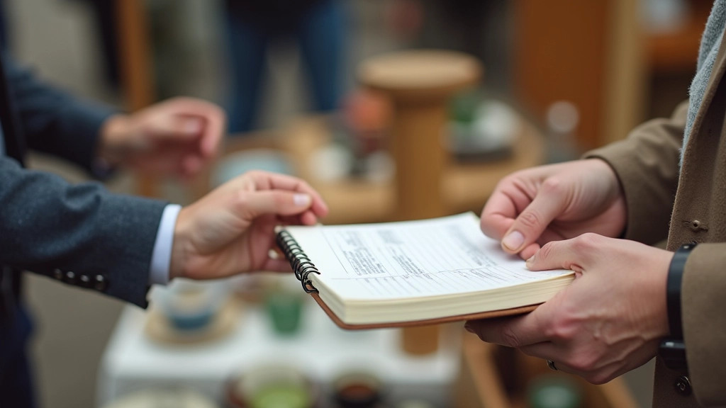 Évaluation détaillée d'un article d'occasion avec notes et calculs de prix