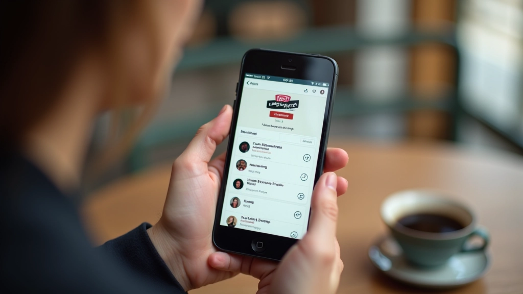 Smartphone affichant Le Bon Coin avec filtres de recherche activés, interface intuitive, mains examinant les résultats